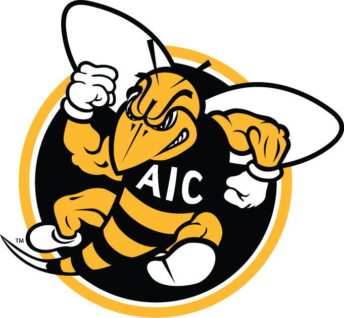 AIC Yellow Jackets 2009-Pres Alternate Logo 02 vinyl decal